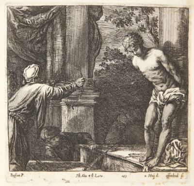Den hellige Sebastians martyrium
