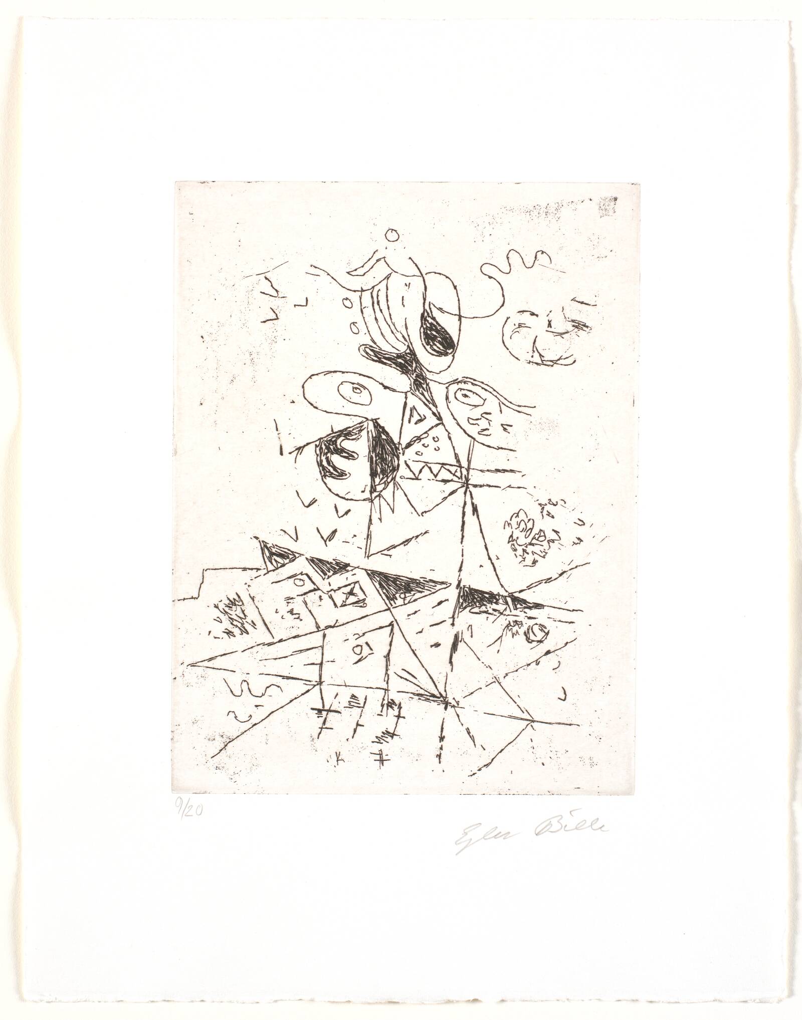 Uden titel, Ejler Bille, 1999