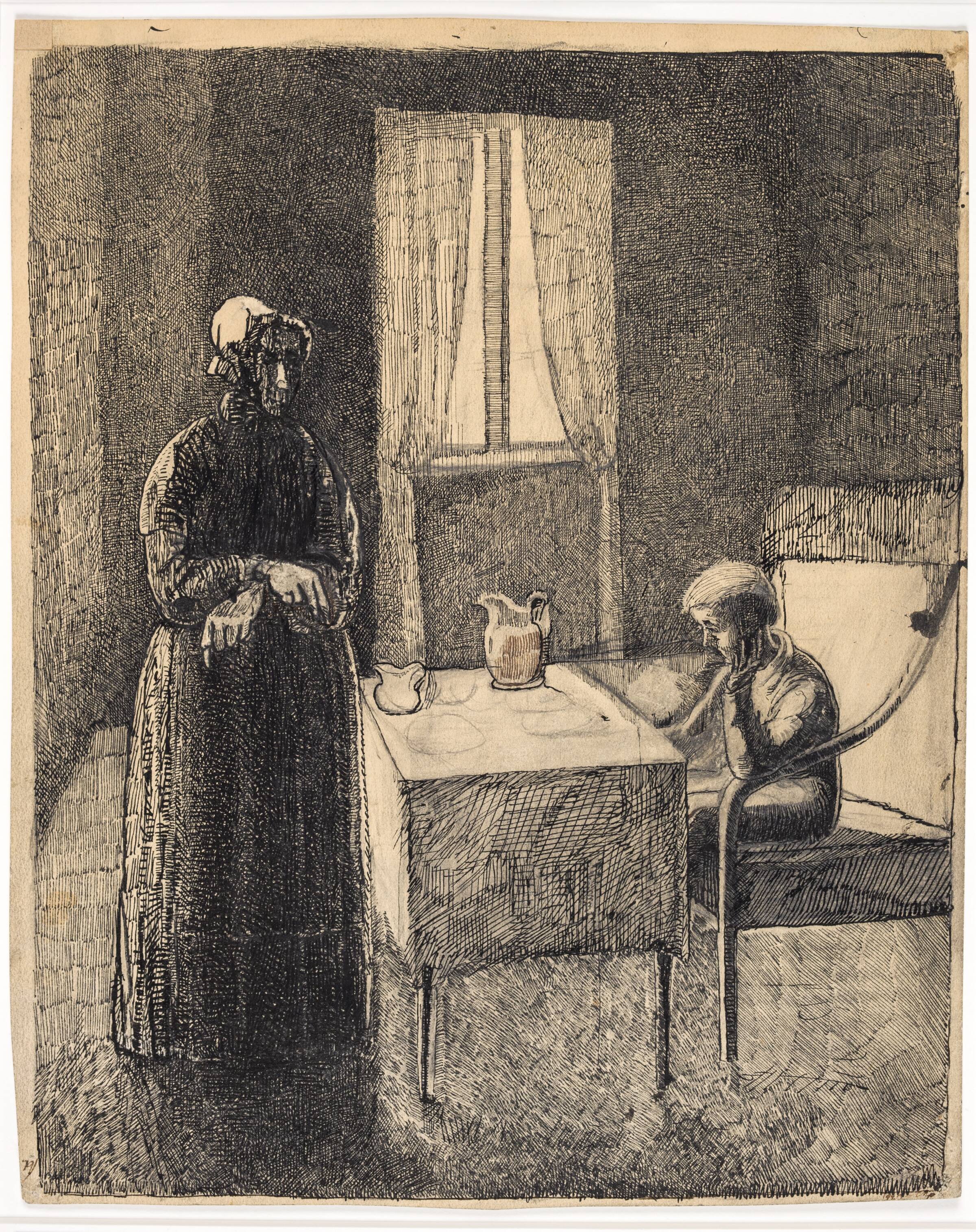 Scene fra David Copperfield (?), Christian Kongstad Petersen, 1923