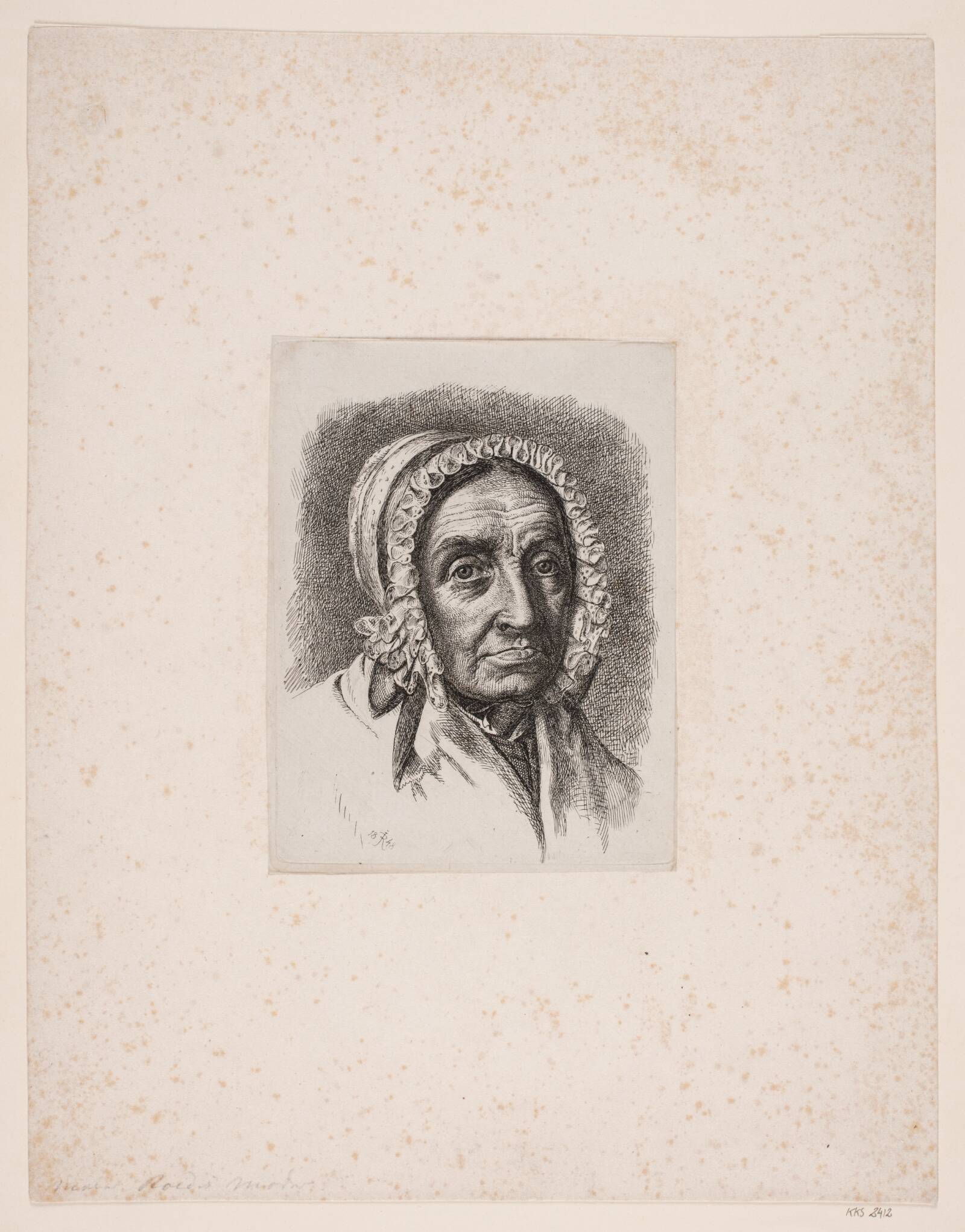 Kunstnerens moder, Ellen Roed, Jørgen Roed, 1848