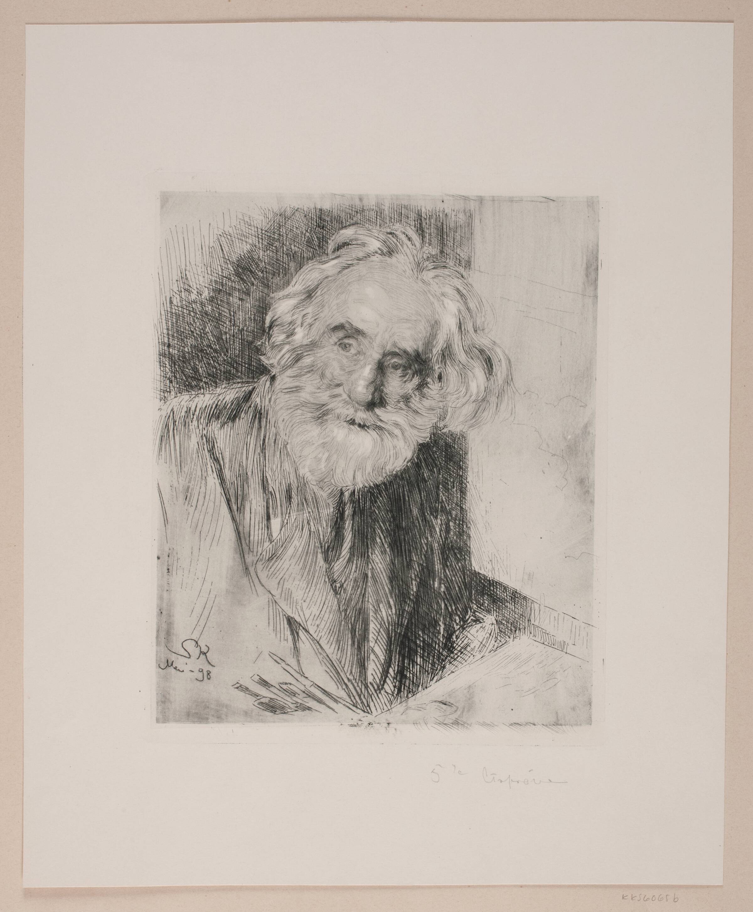 Portræt af Vilhelm Kyhn, P.S. Krøyer, 1898
