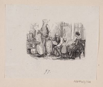 Illustration til "Holger Danske" i H.C. Andersen, "Eventyr og Historier", Bind 2
