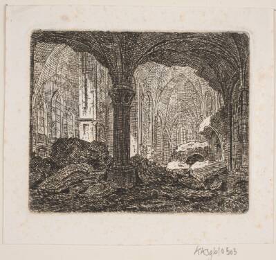 Interiør fra samme Ruin 1806