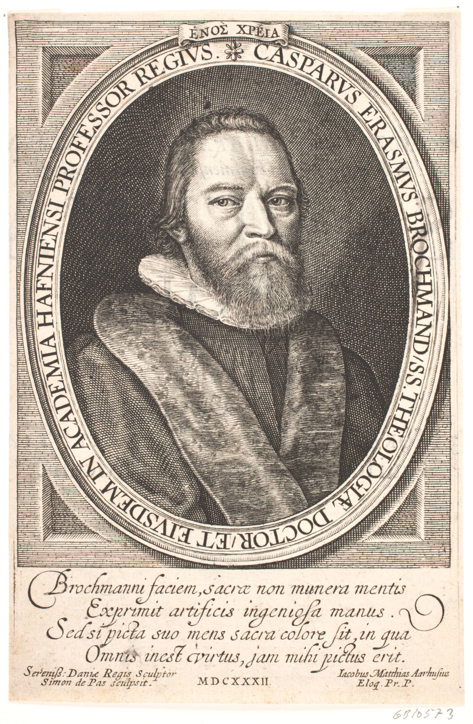 Biskop Jesper Rasmussen Brochmand, Simon de Pas, 1632