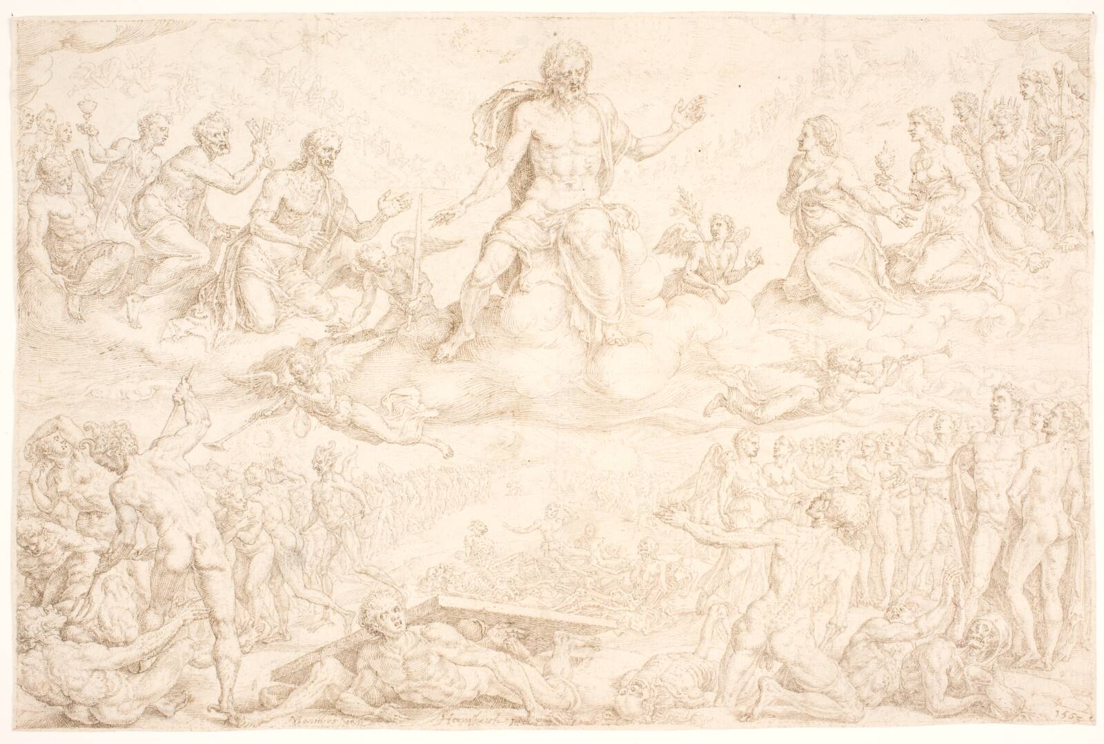 Dommedag, Maarten van Heemskerck, 1563