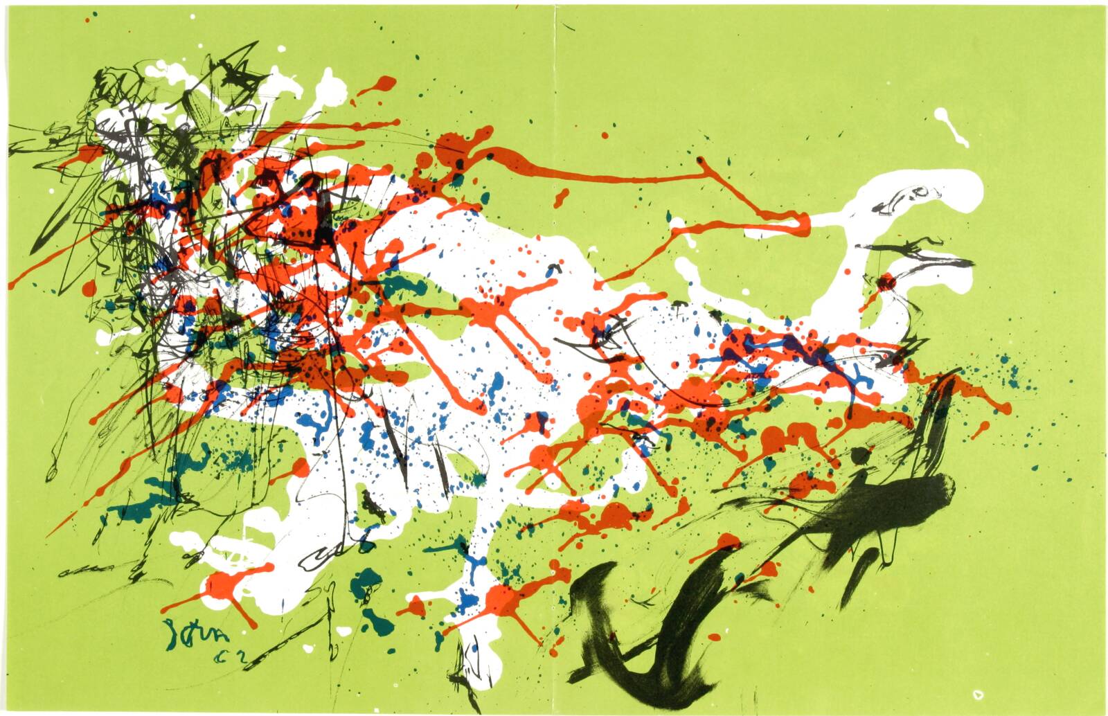 Uden titel, Asger Jorn, 1962