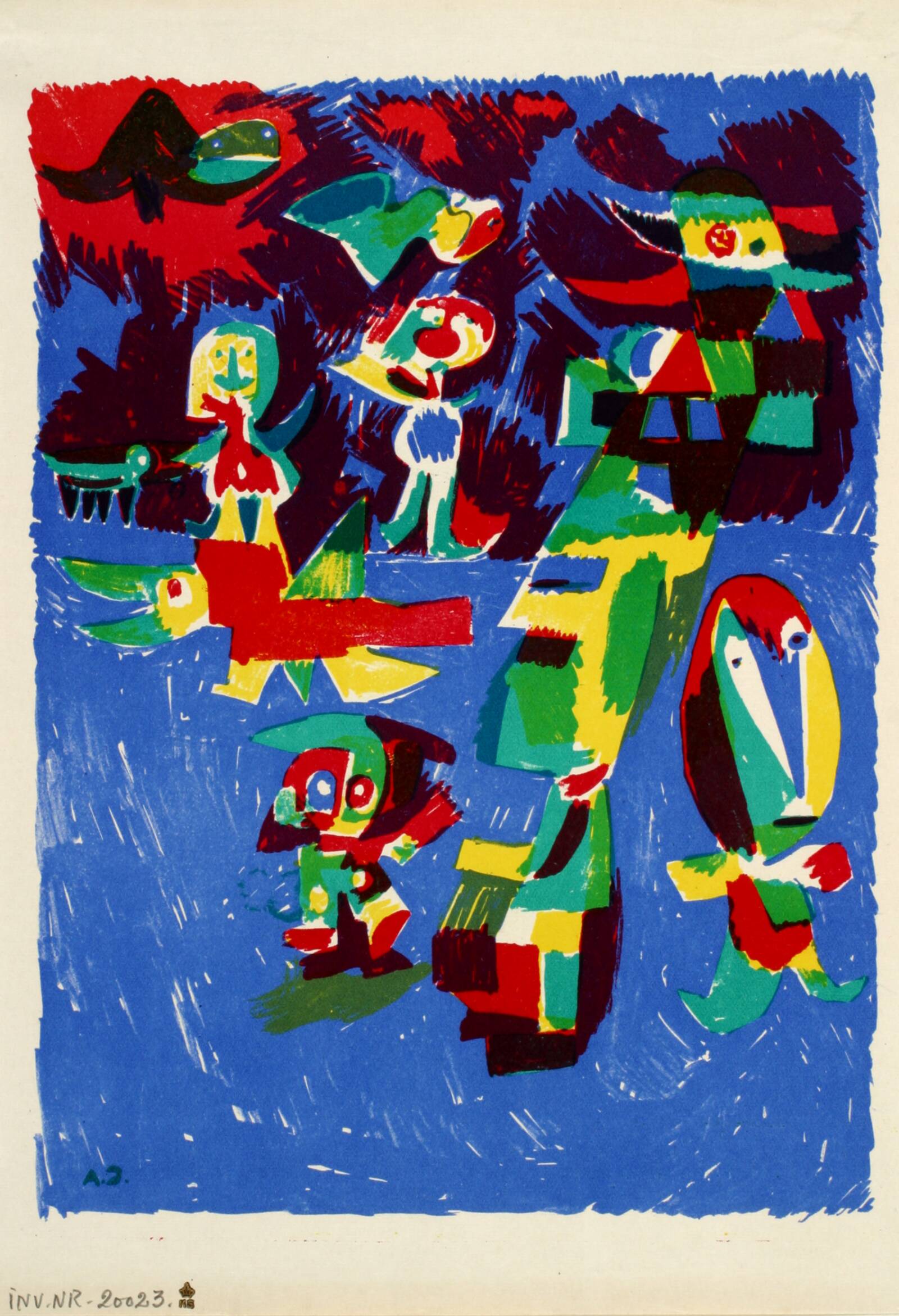 Uden titel, Asger Jorn, 1944