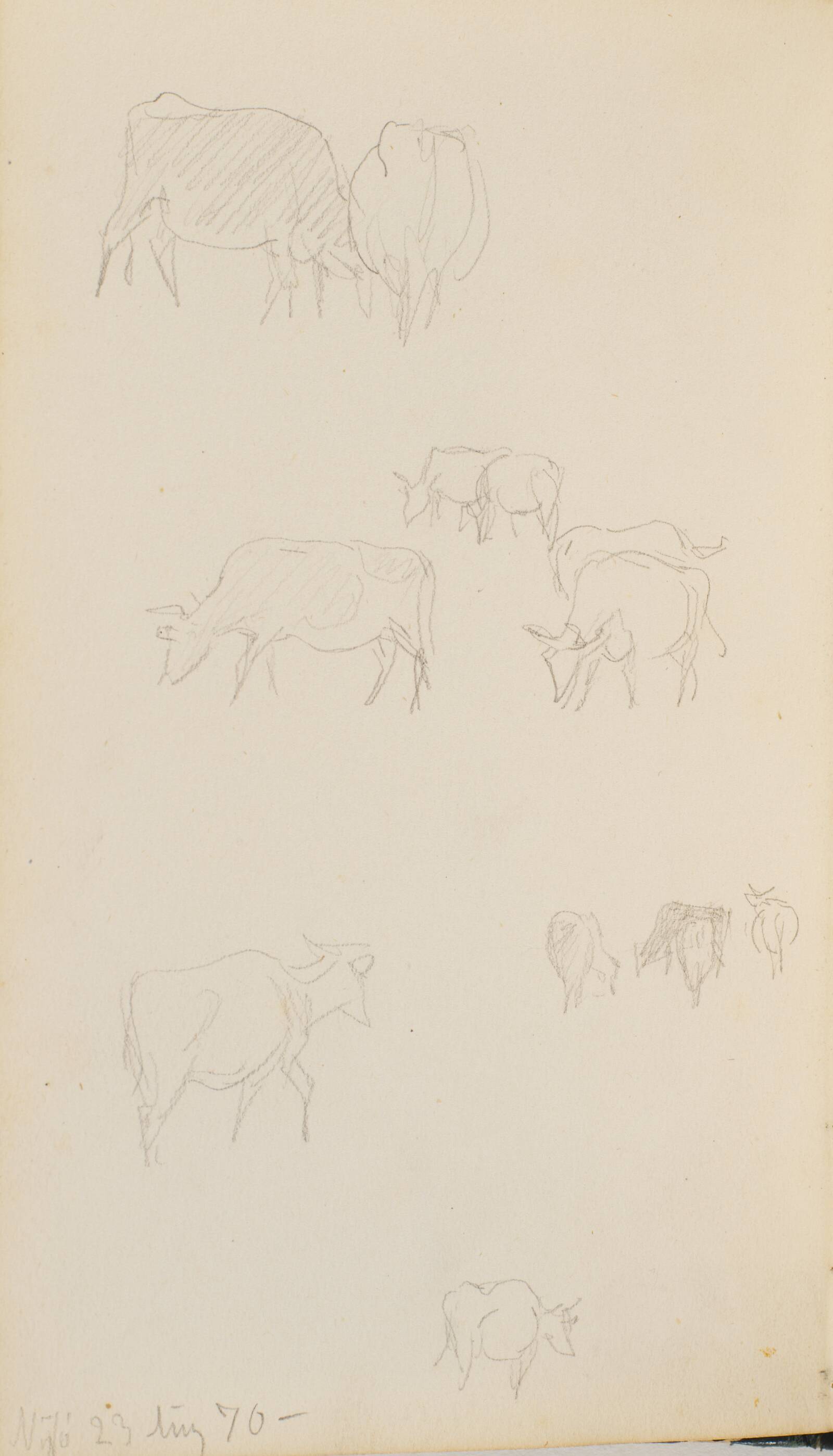 Køer, P.C. Skovgaard, 1870