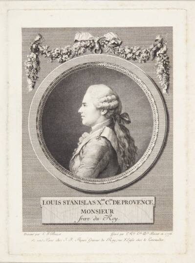 Portræt af Ludvig XVIII