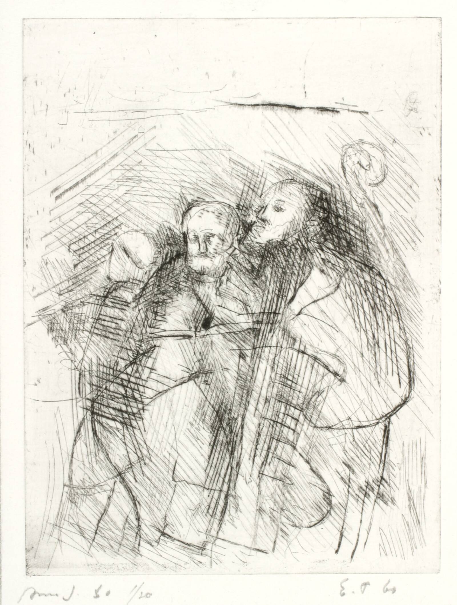 Komposition efter Tizian, Arne Johannessen, 1960