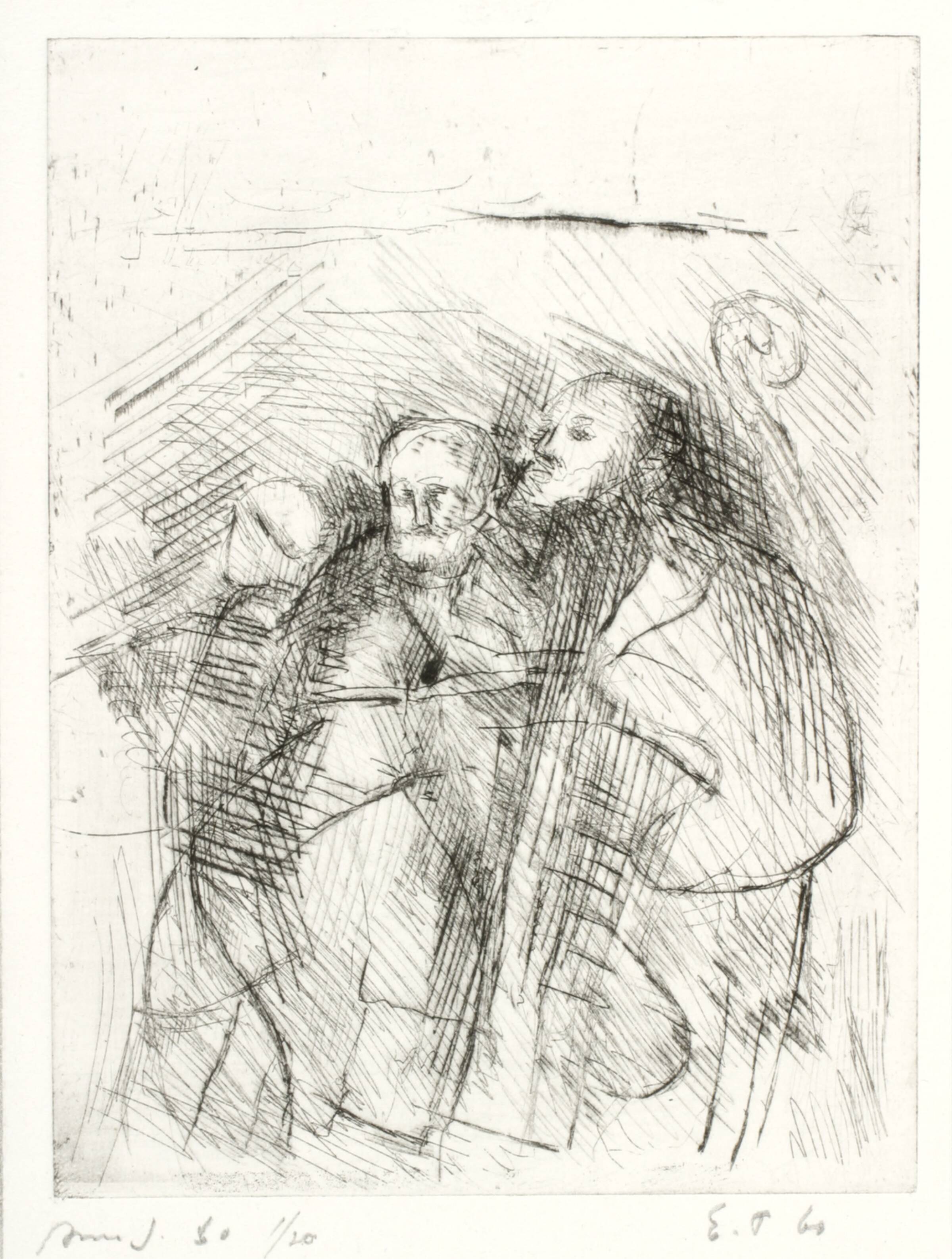 Komposition efter Tizian, Arne Johannessen, 1960