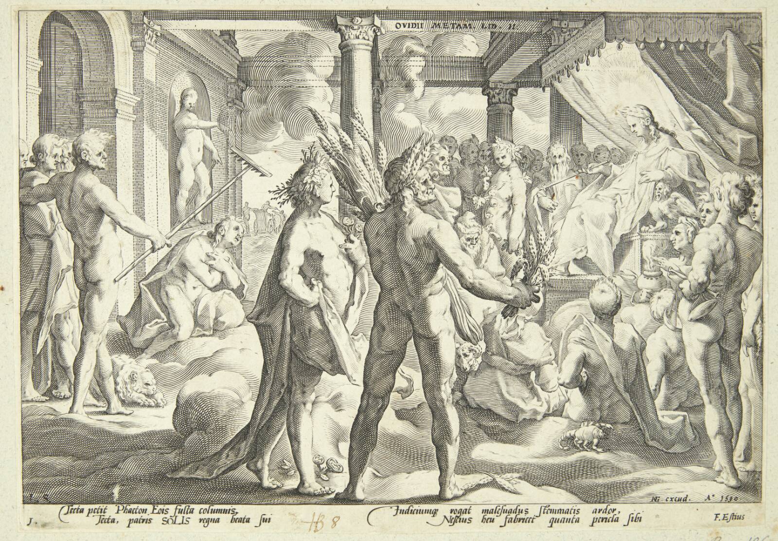 Faeton anmoder om solvognen, Ubekendt, 1590
