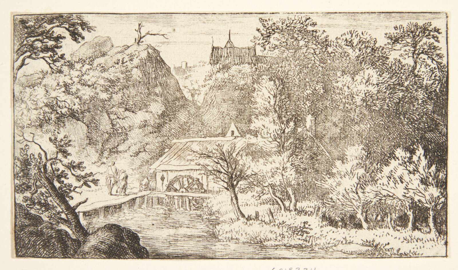Vandmøllen, Allaert van Everdingen, 1621-1675