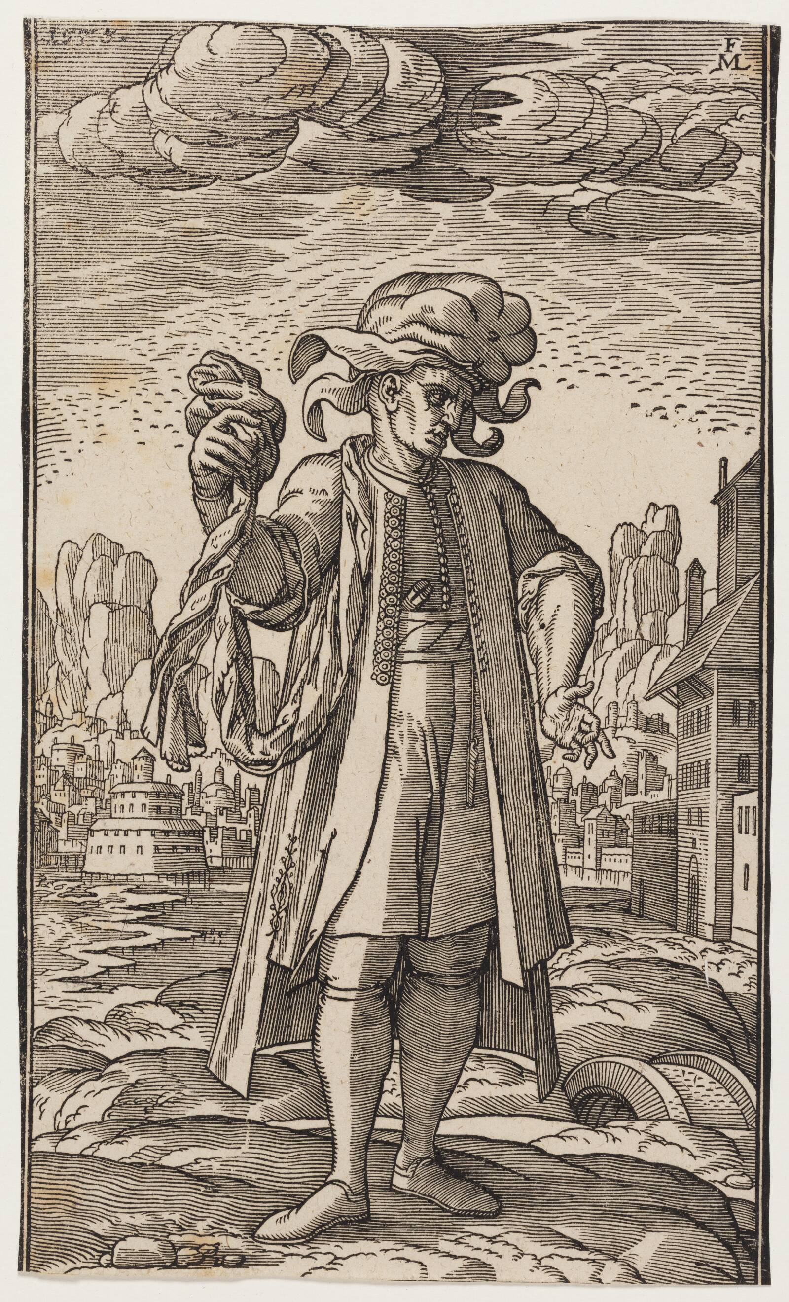 Sultanens kok, Melchior Lorck, 1575