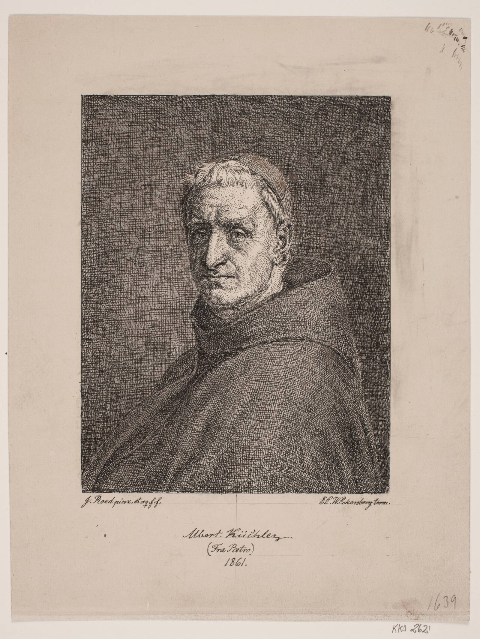 Albert Küchler, Erling Eckersberg, 1861