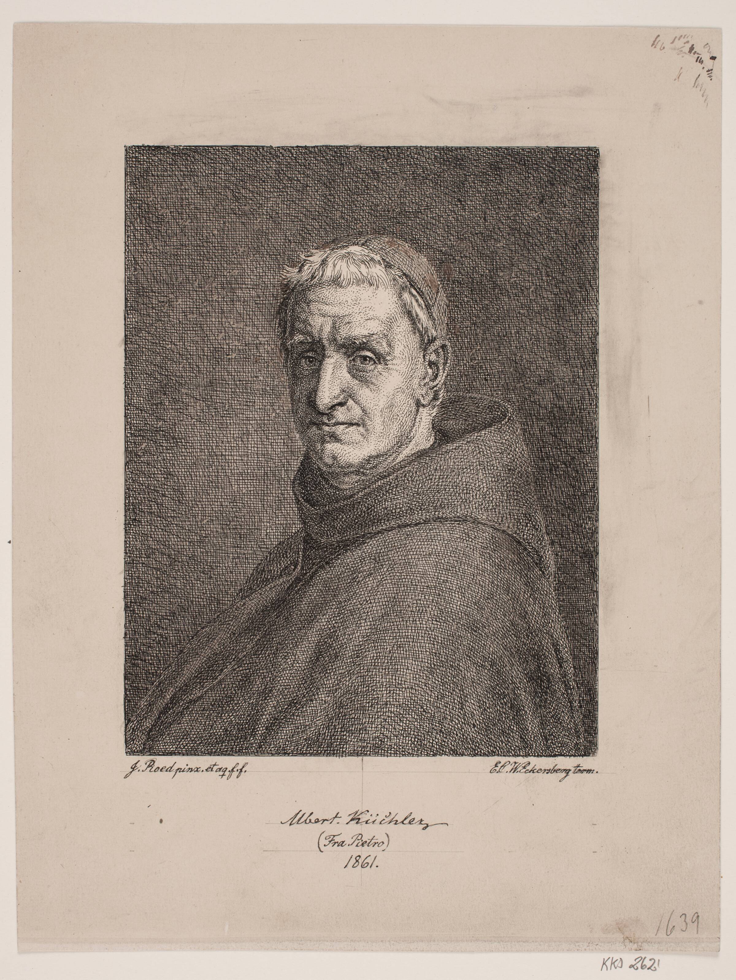 Albert Küchler, Erling Eckersberg, 1861