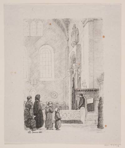 Illustration til Poul M. Møller, "Sct. Laurentius"