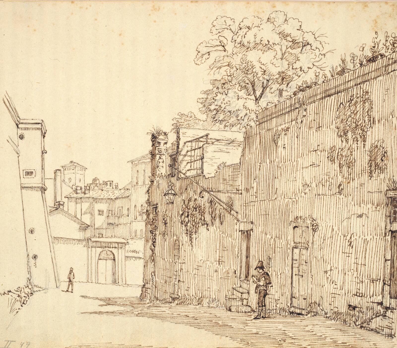 Gade i Rom, Wilhelm Marstrand, 1837