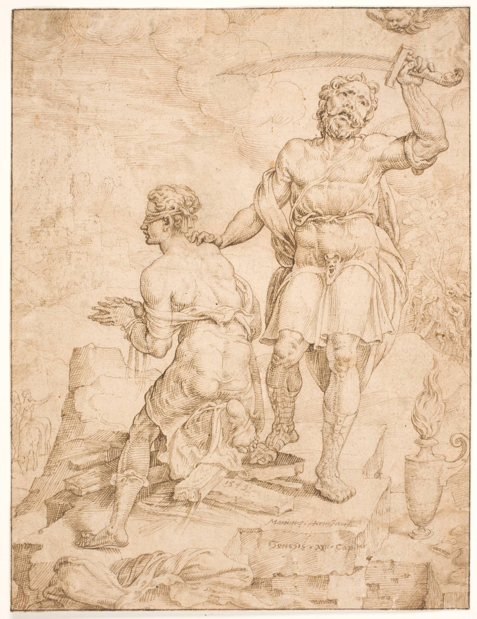 Abrahams offer, Maarten van Heemskerck, 1549