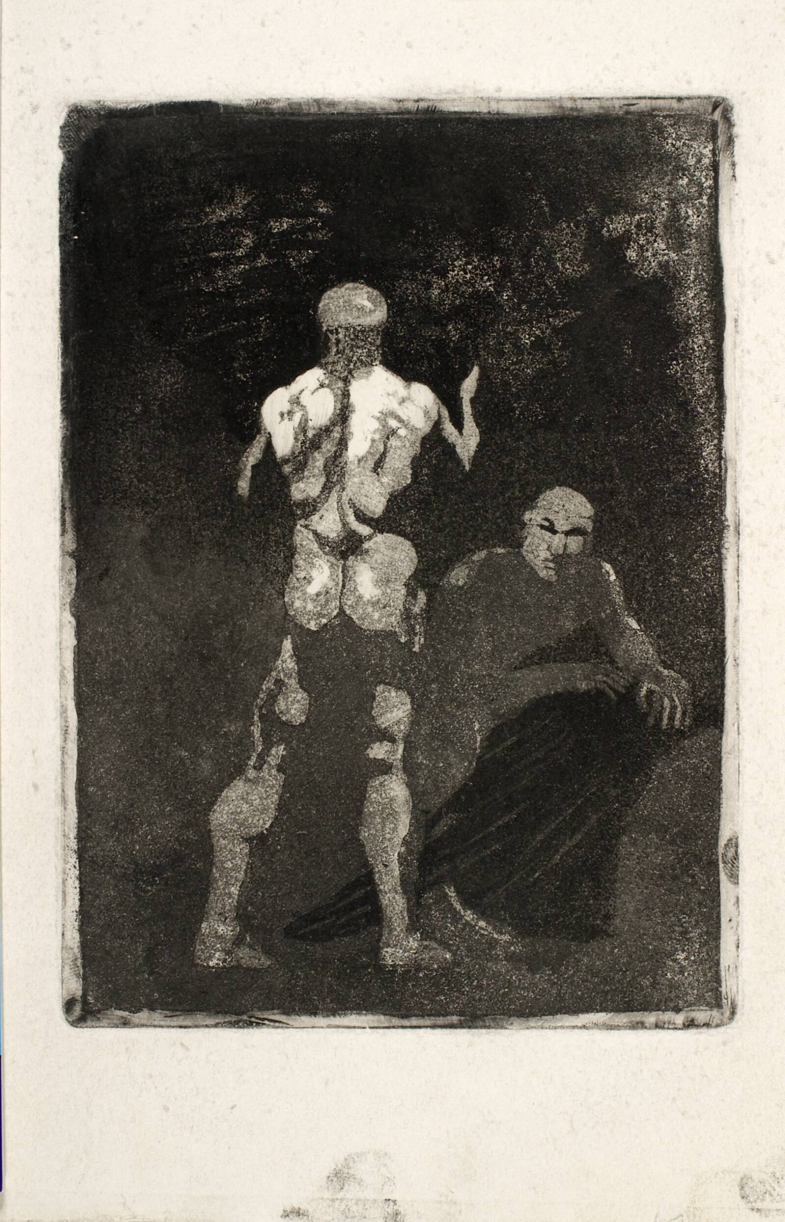 Dædalus og Ikarus, Oluf Hartmann, 1905