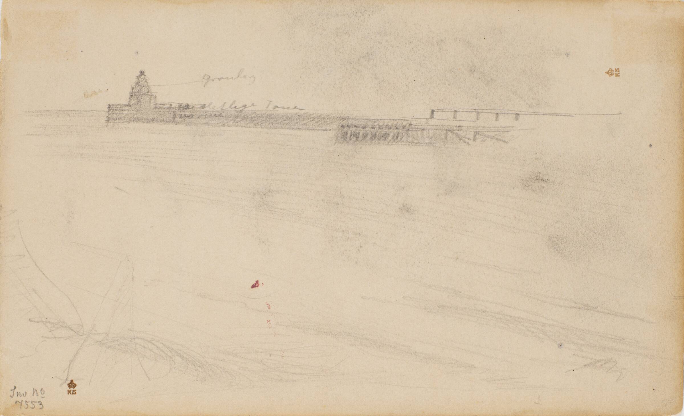 Havnemole. Frederikshavns søndre mole, Poul S. Christiansen, 1897