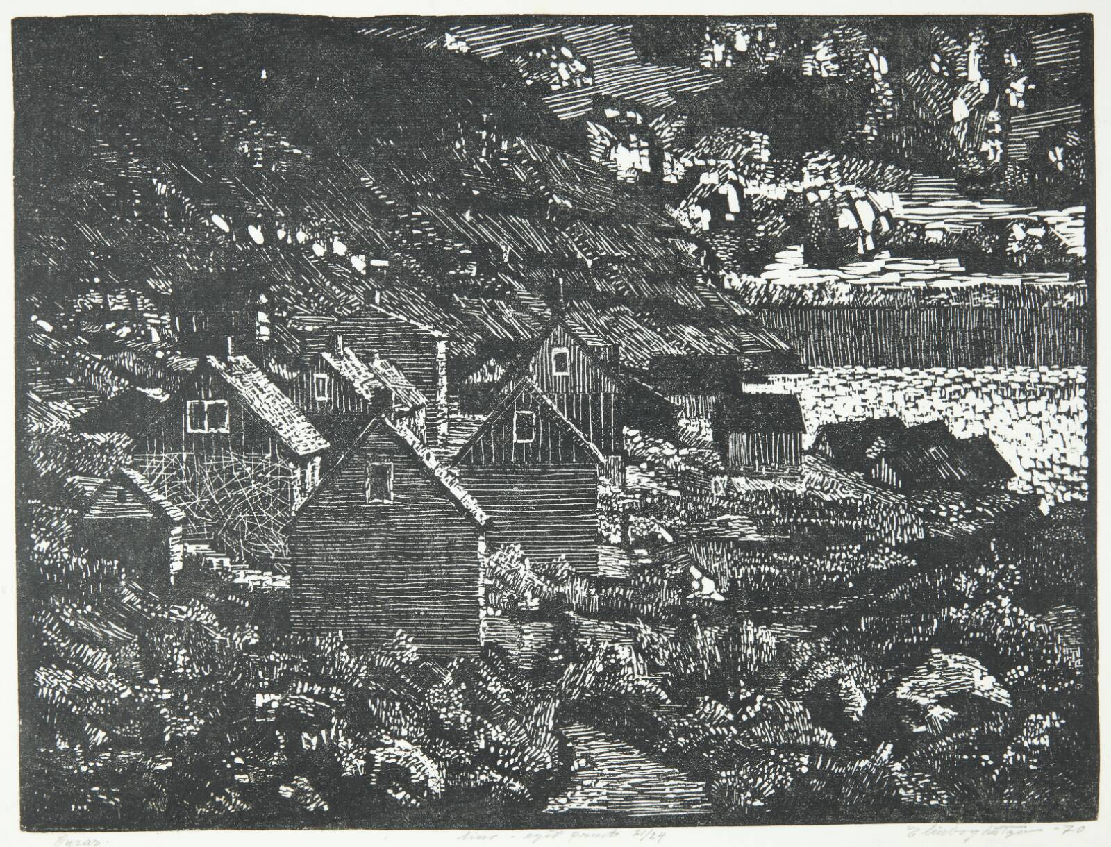 "Oyar, Klaksvik", Elinborg Lützen, 1970