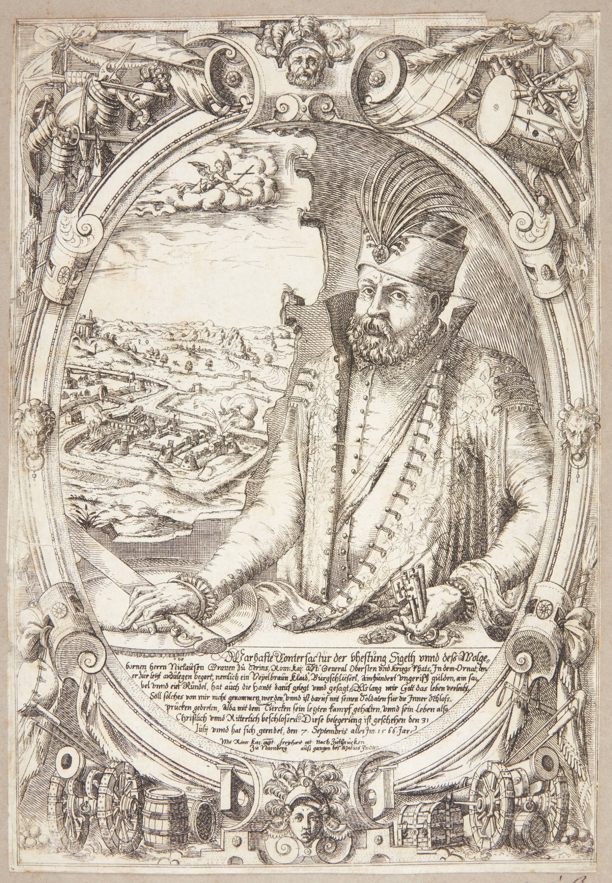 Portræt af hærfører, Nikola IV Zrinski (Miklós IV Zrínyi)