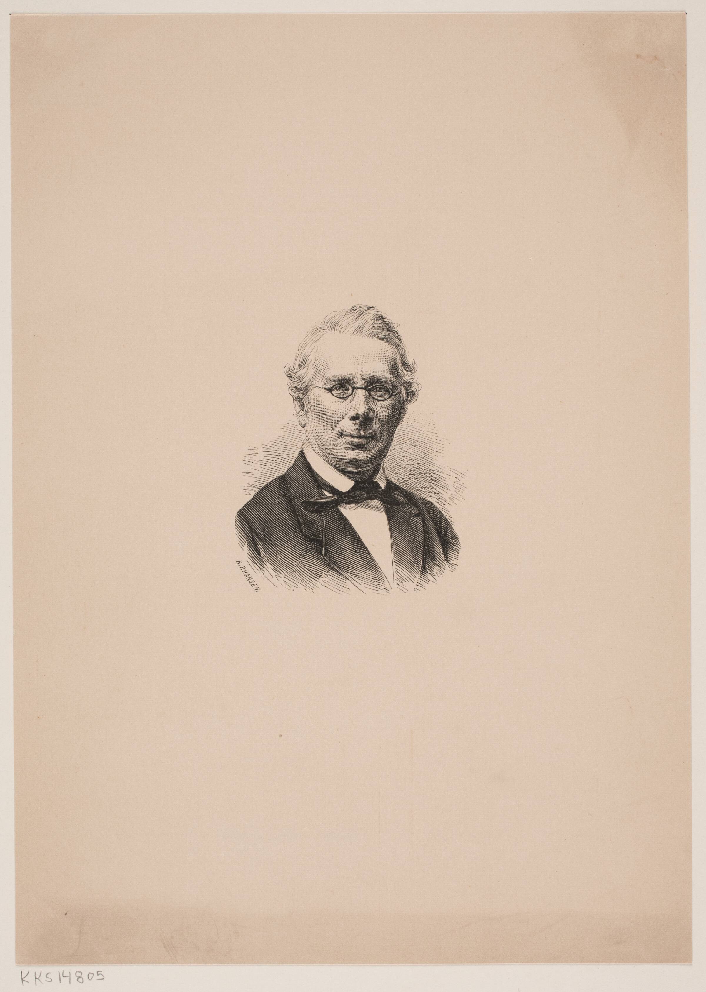 Organist R.C Rasmussen, H.P. Hansen, 1829-1899