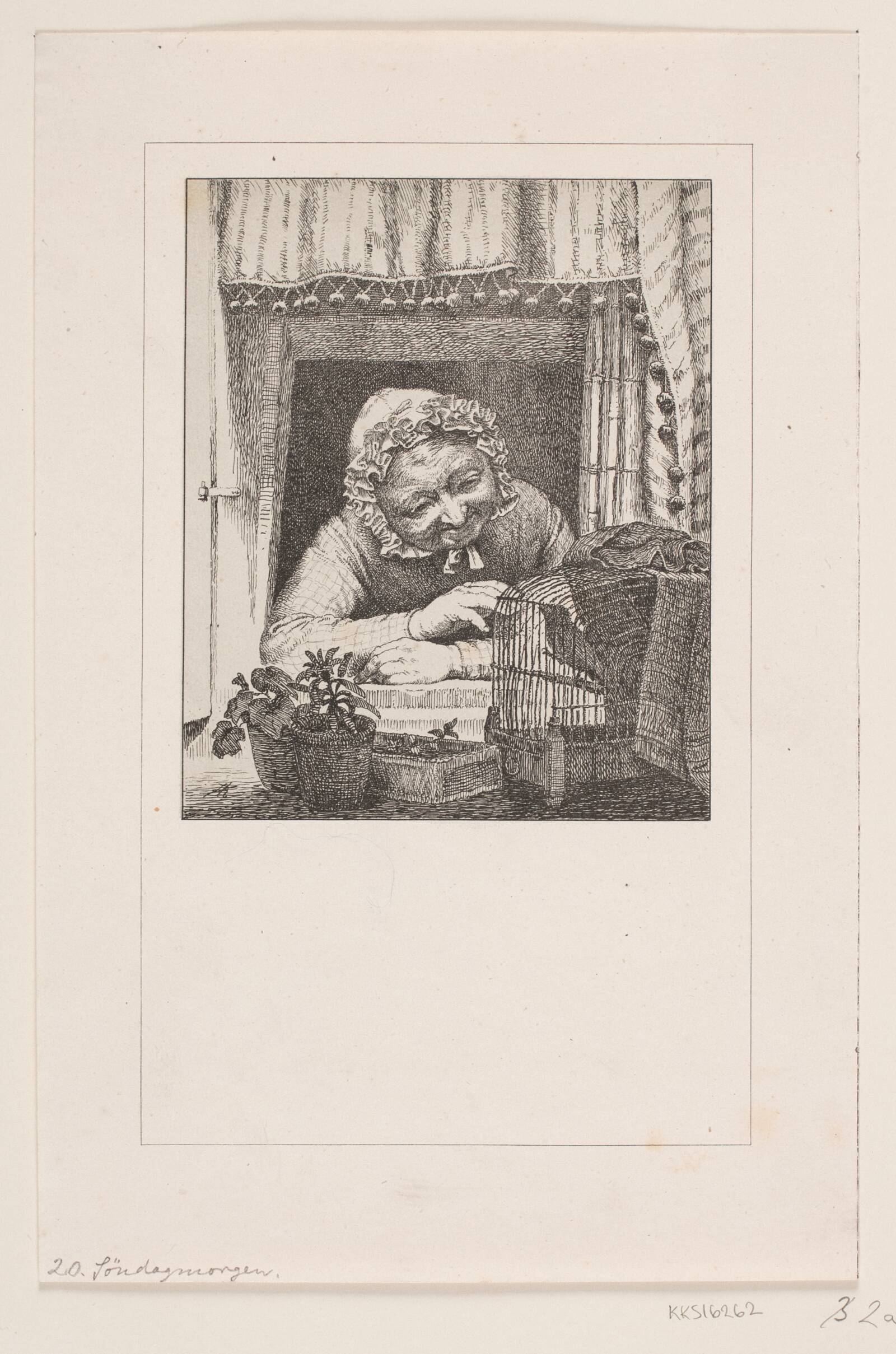 Søndag morgen, Harald Jensen, 1871