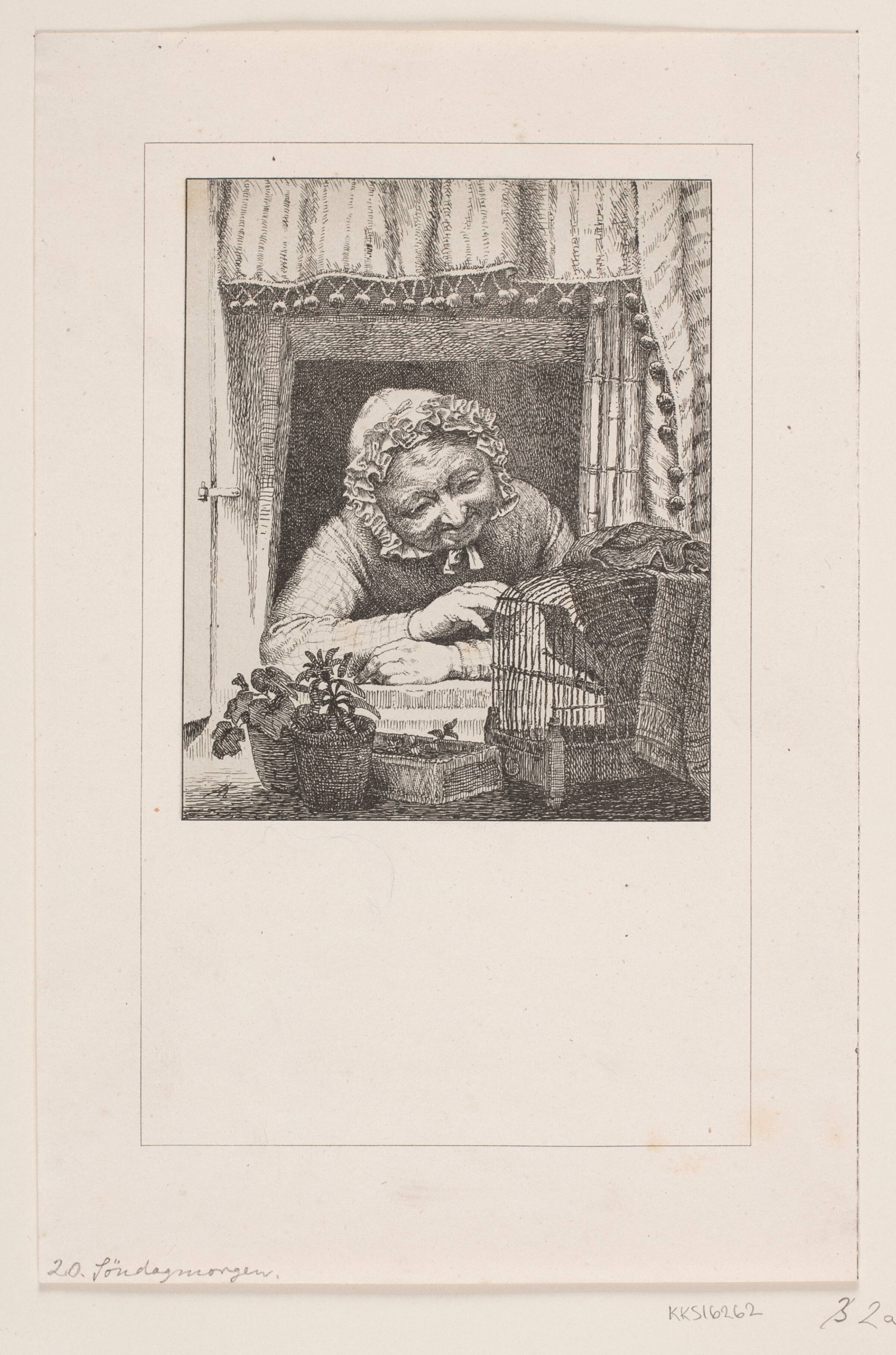 Søndag morgen, Harald Jensen, 1871