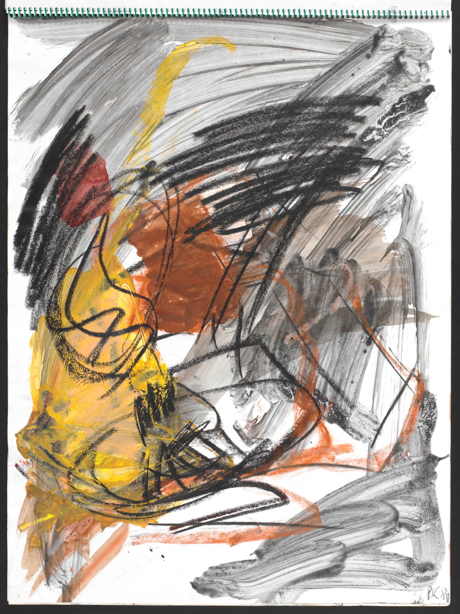 Abstraktion, Per Kirkeby, 1980-1981