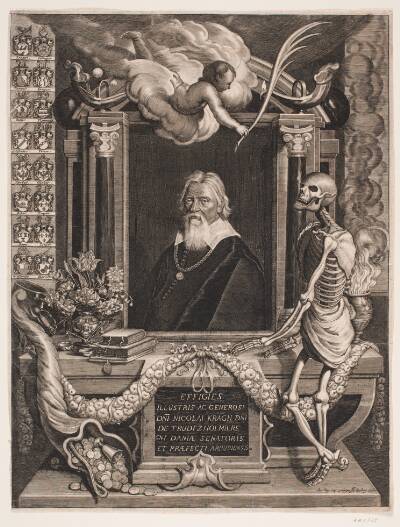 Niels Krag. Mindeblad