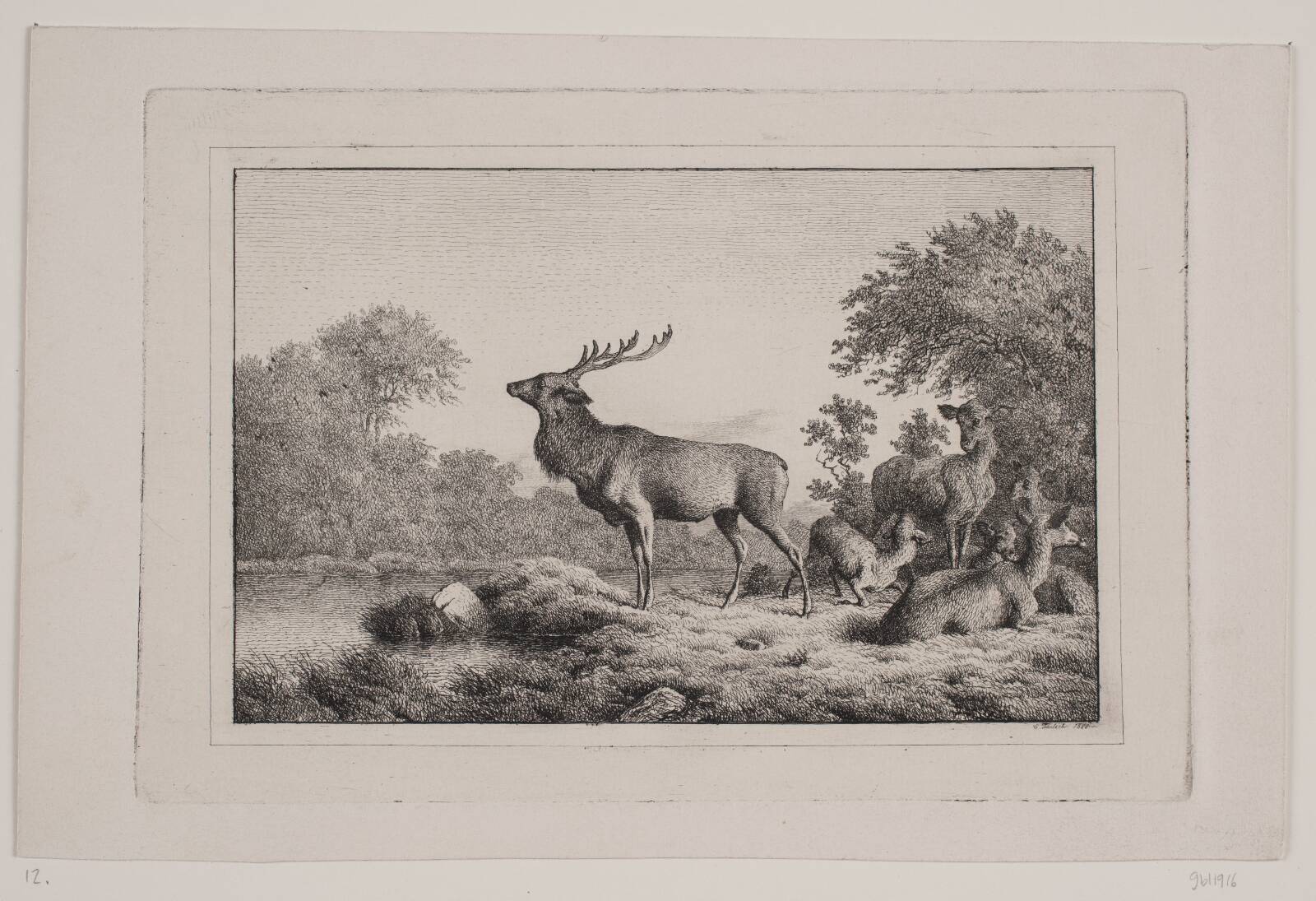 Kronhjorte, Carl Frederik Bartsch, 1889