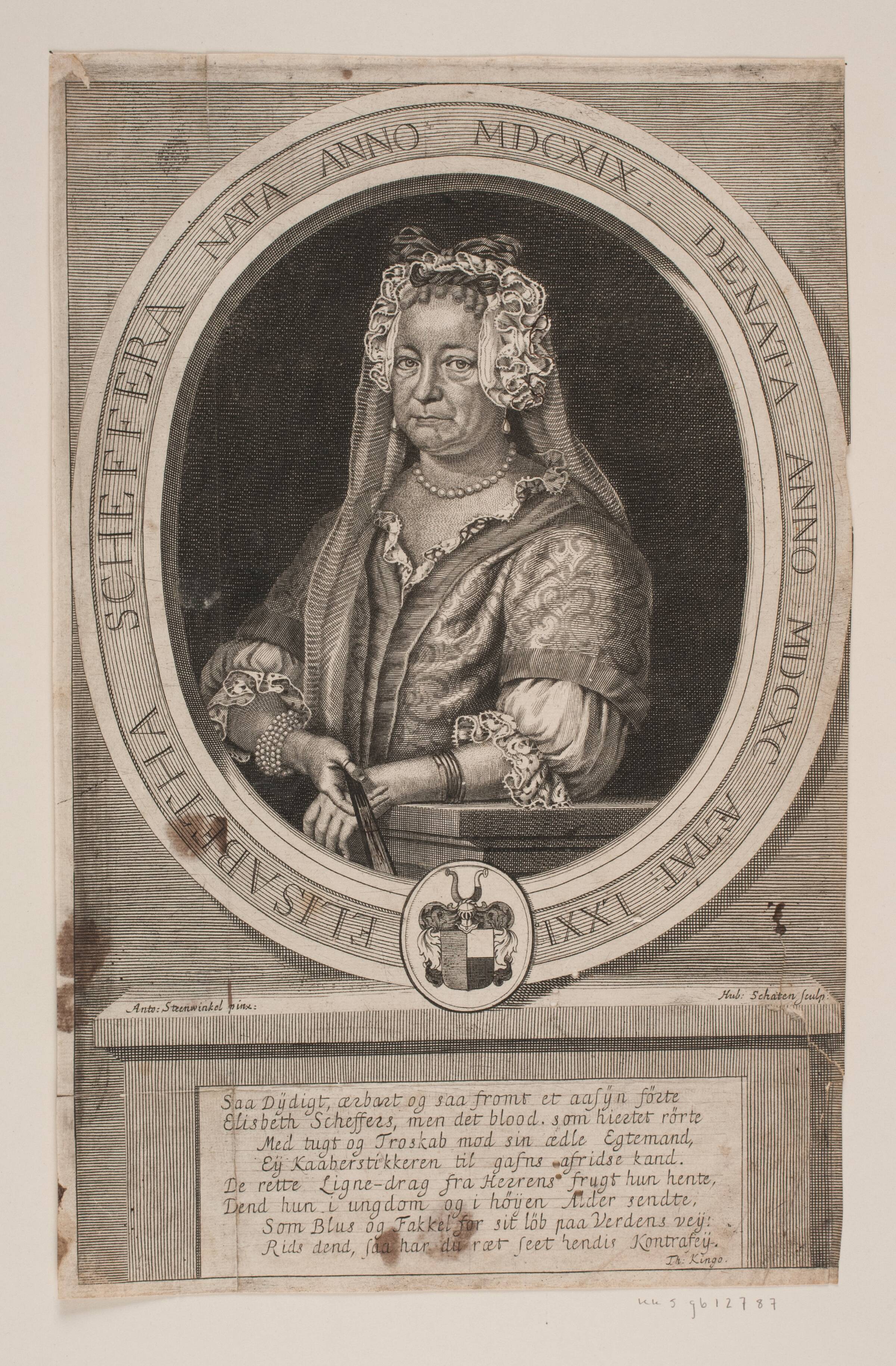 Elisabeth Scheffer, Hubert Schaten, 1693