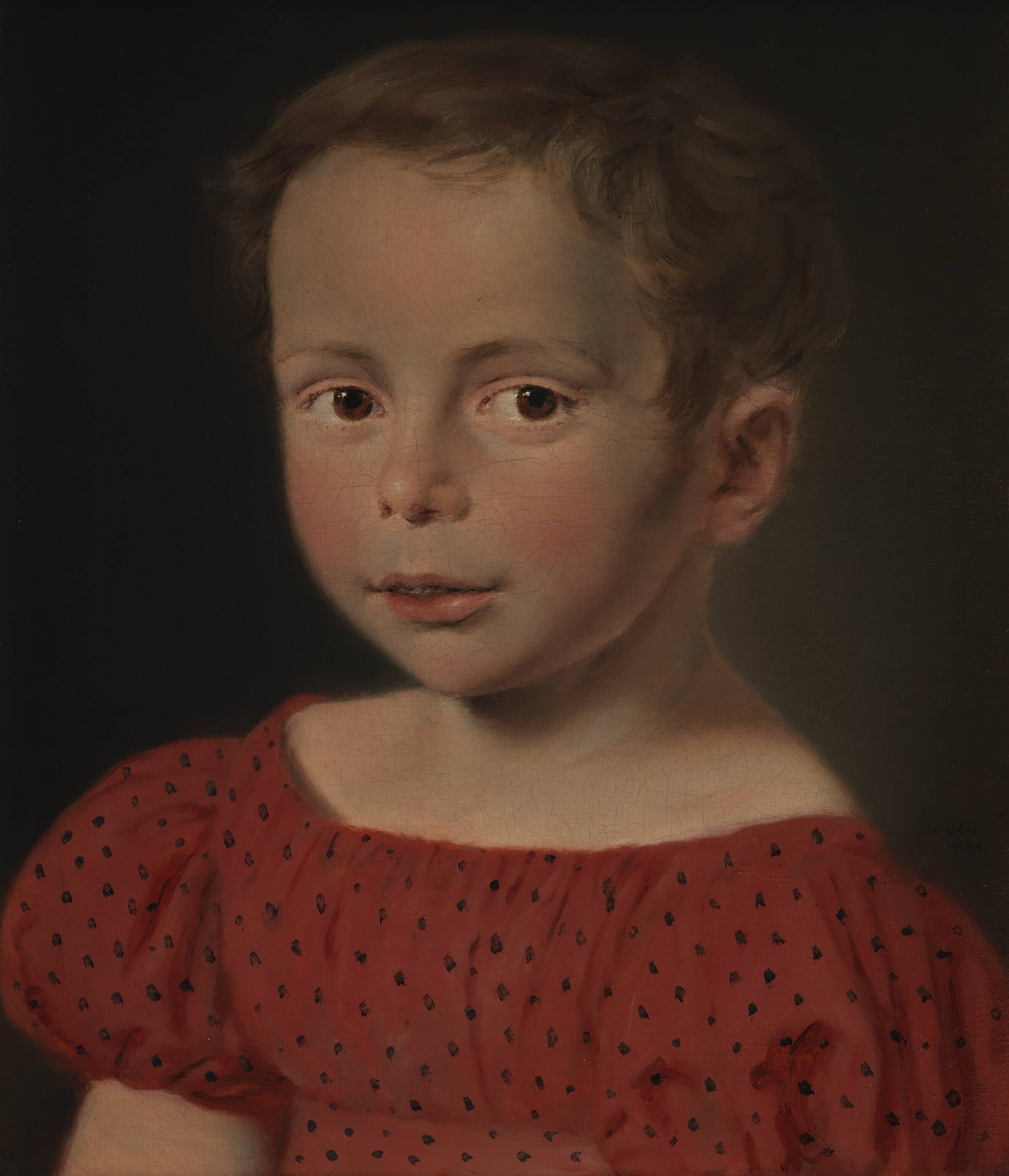 Barneportræt, C.A. Jensen, 1834