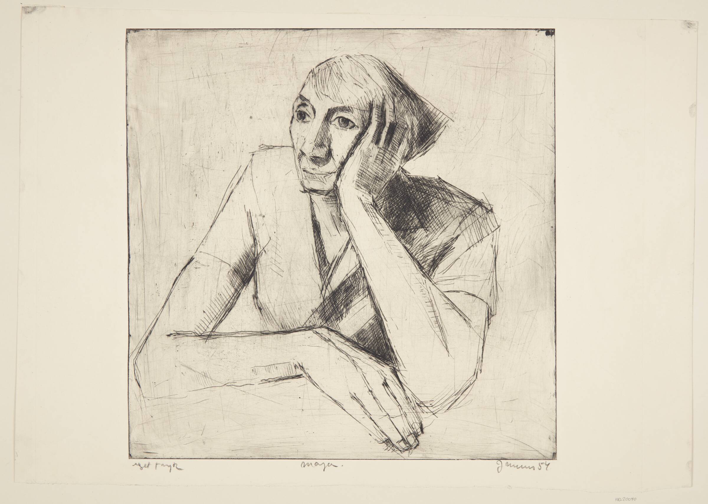 Maja, Jane Muus, 1954