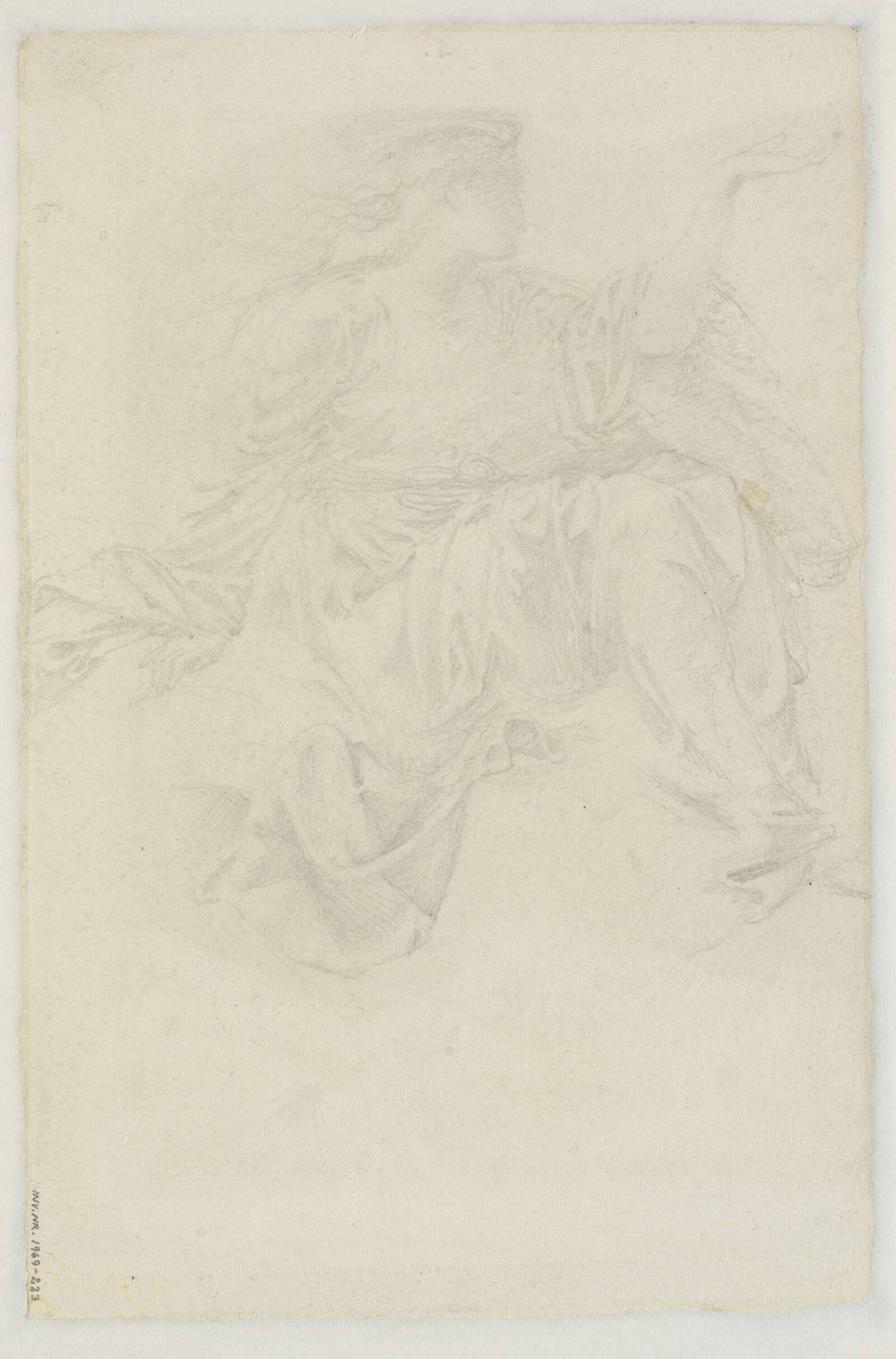 Figurstudie, Edward Coley Burne-Jones, 1875-1877