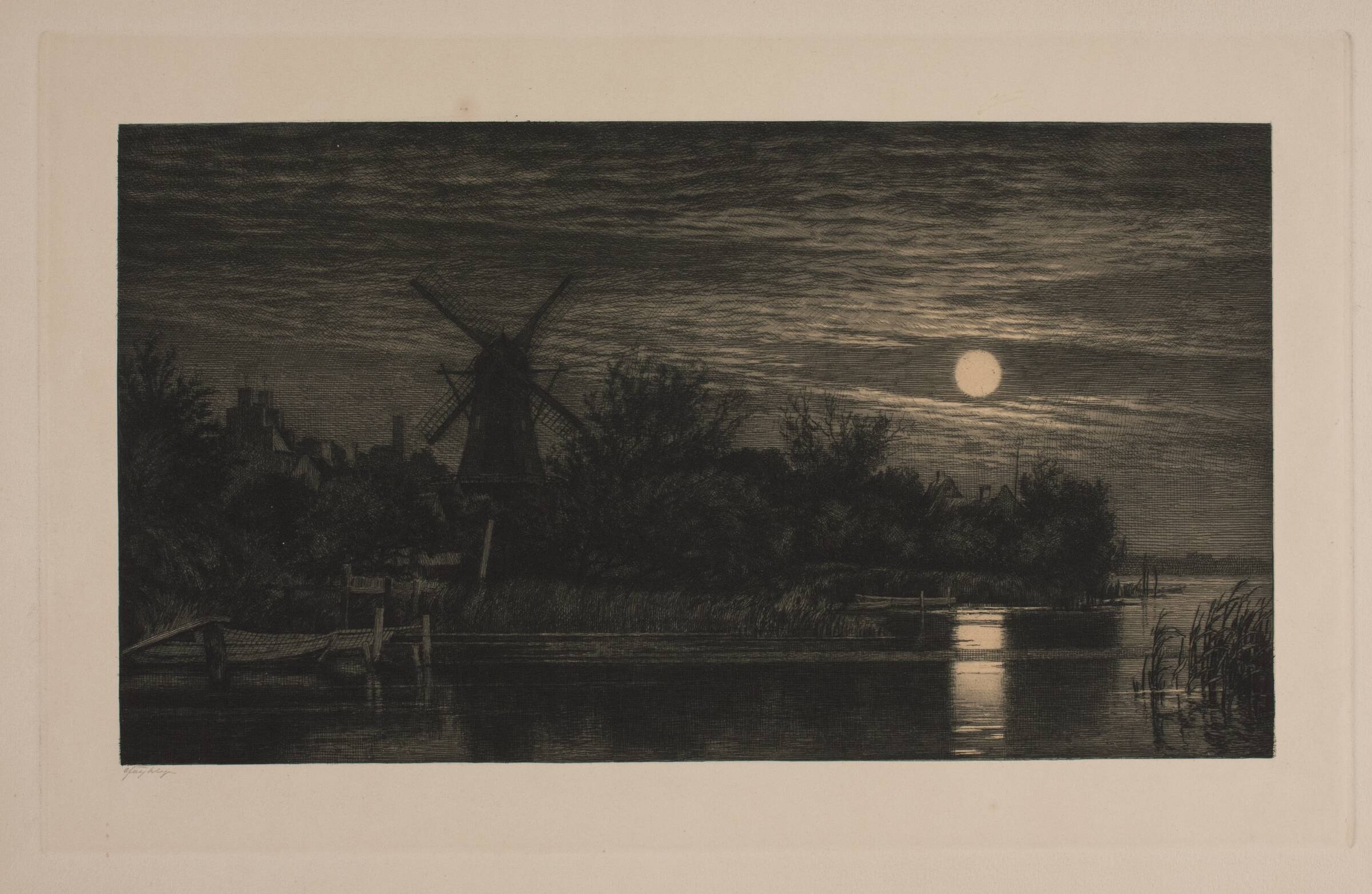 Måneskinsaften ved Tubæk, Andersen, Cilius, 1865-1913