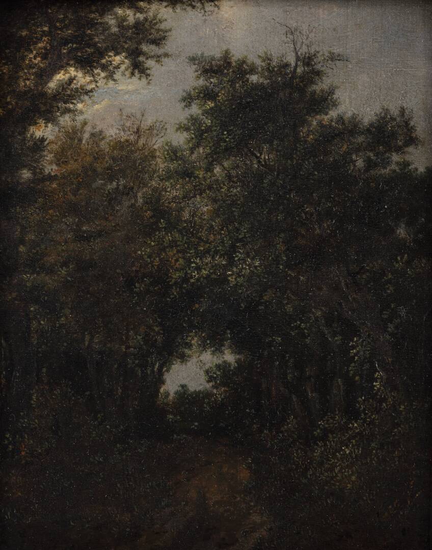 Road in an Oak Forrest, by Jacob Isaacksz. van Ruisdael, 1646
