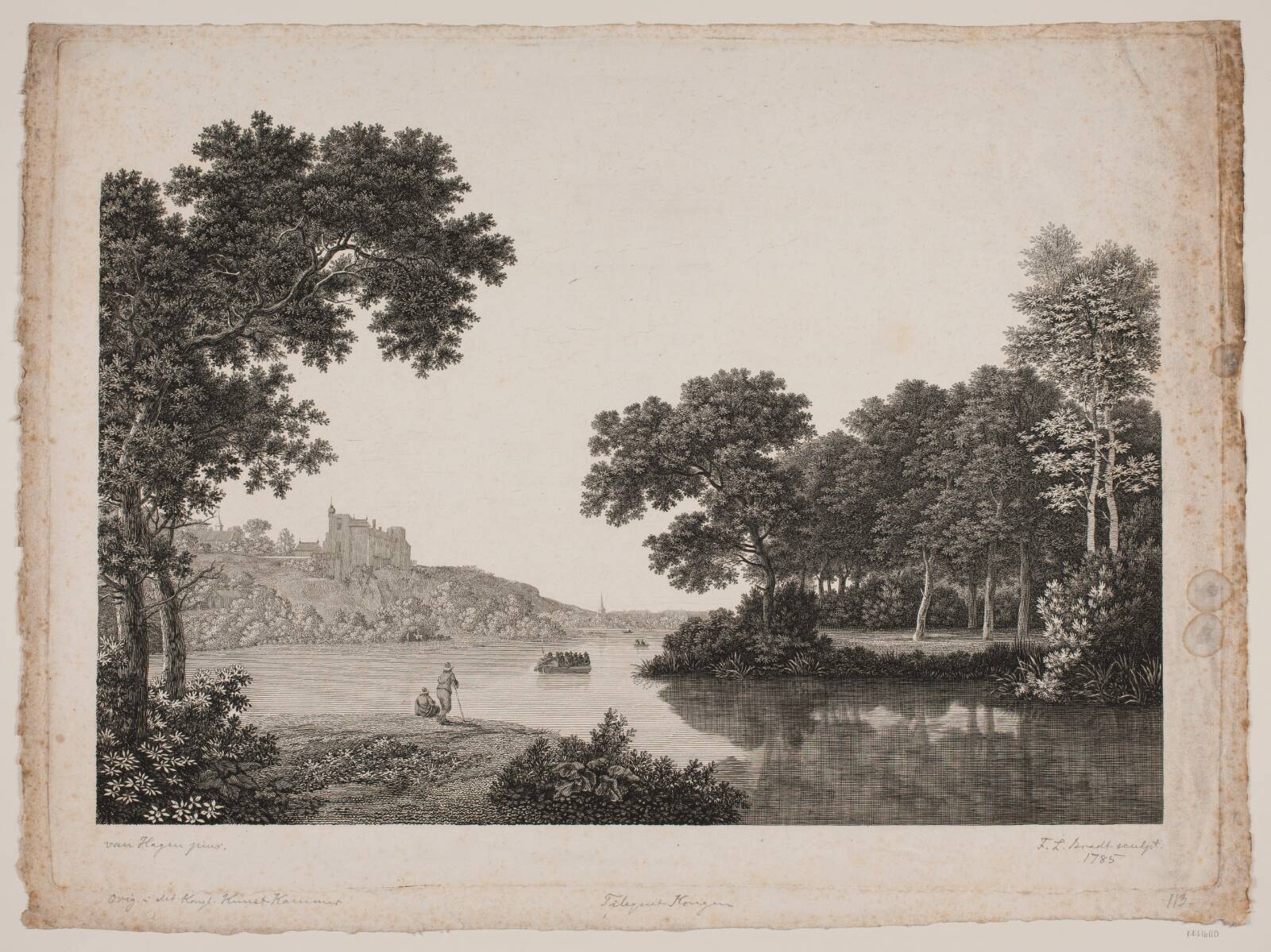 Flodlandskab, Bradt, F.L., 1785