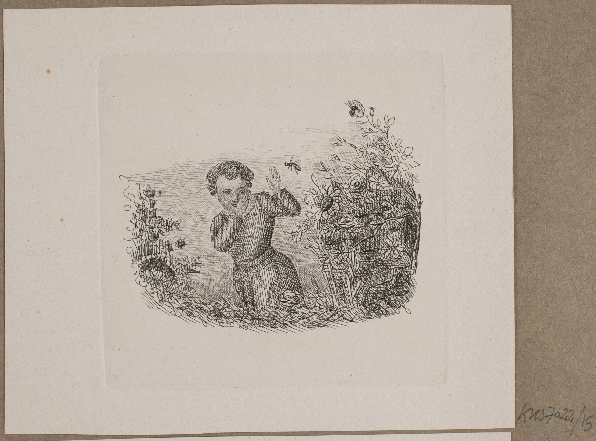Illustration til O. Specter, "Fabler for Børn", Vilhelm Kyhn, 1838