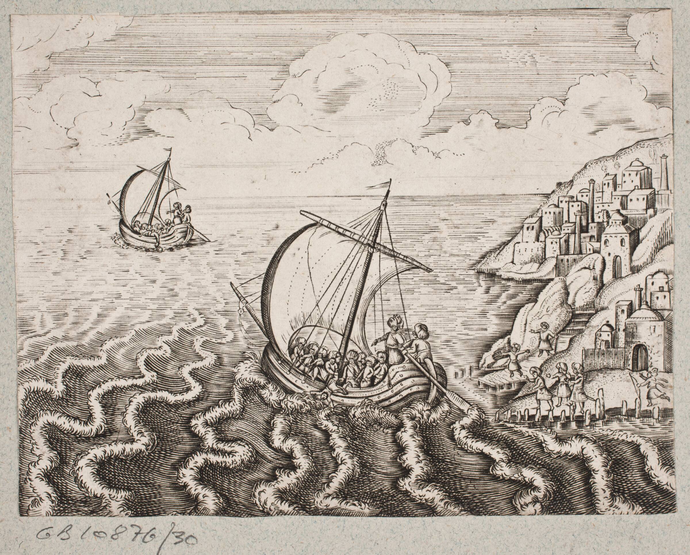 Illustration til Adam Olearius, “Persianischer Rosenthal von einem Sinnreichen Poeten Schich Saadi […]”, Schleswig 1660, J. Muller, 1645