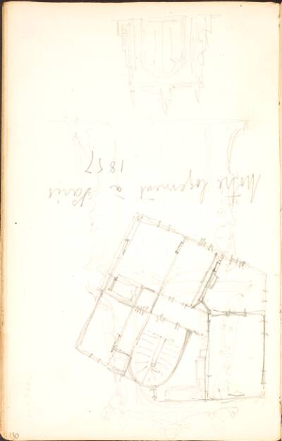 Skitsebog nr. 53 Flensborg Paris 1857