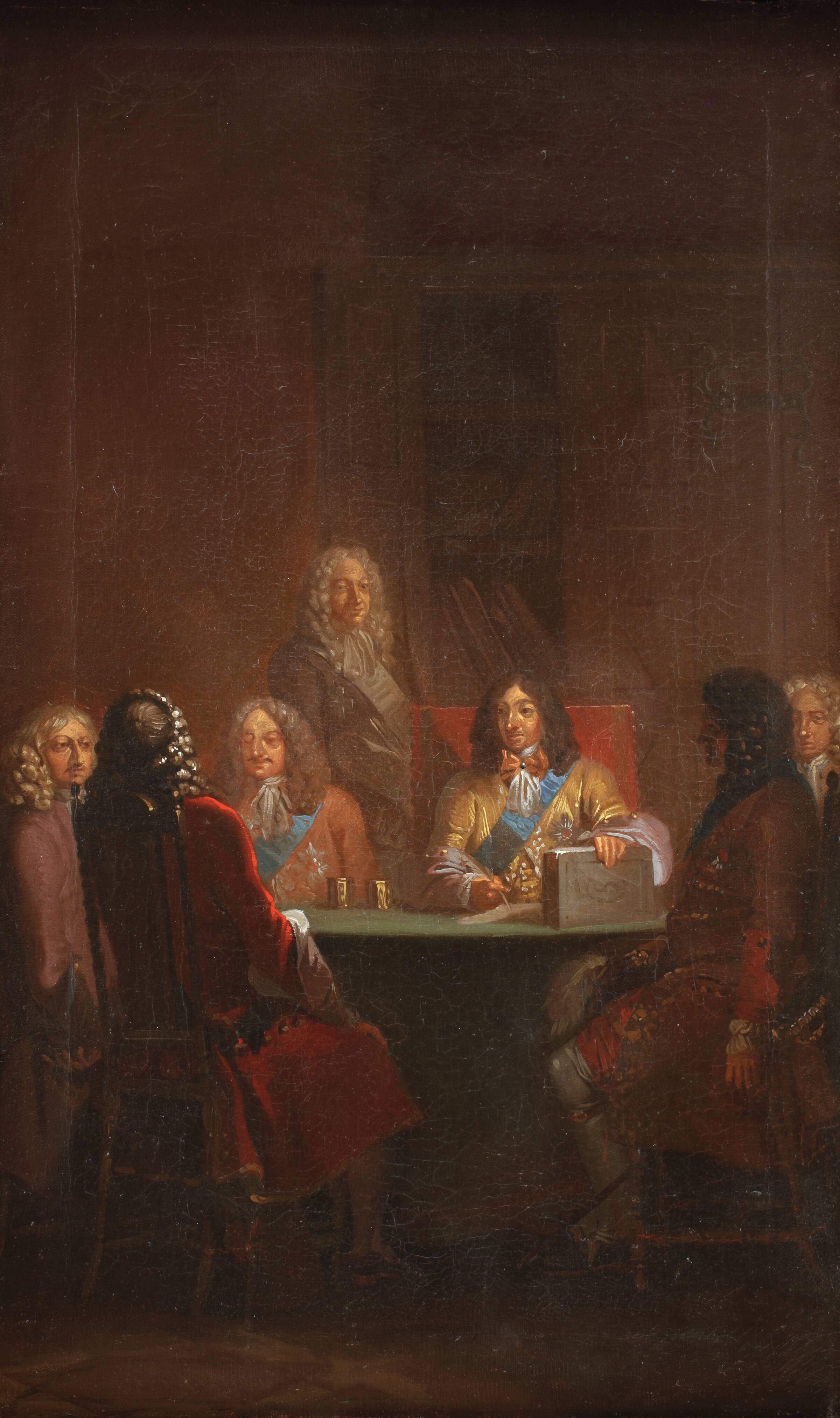 Christian V giver Danske Lov 1683, Nicolai Abildgaard, 1784