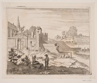 Udenfor et kloster
