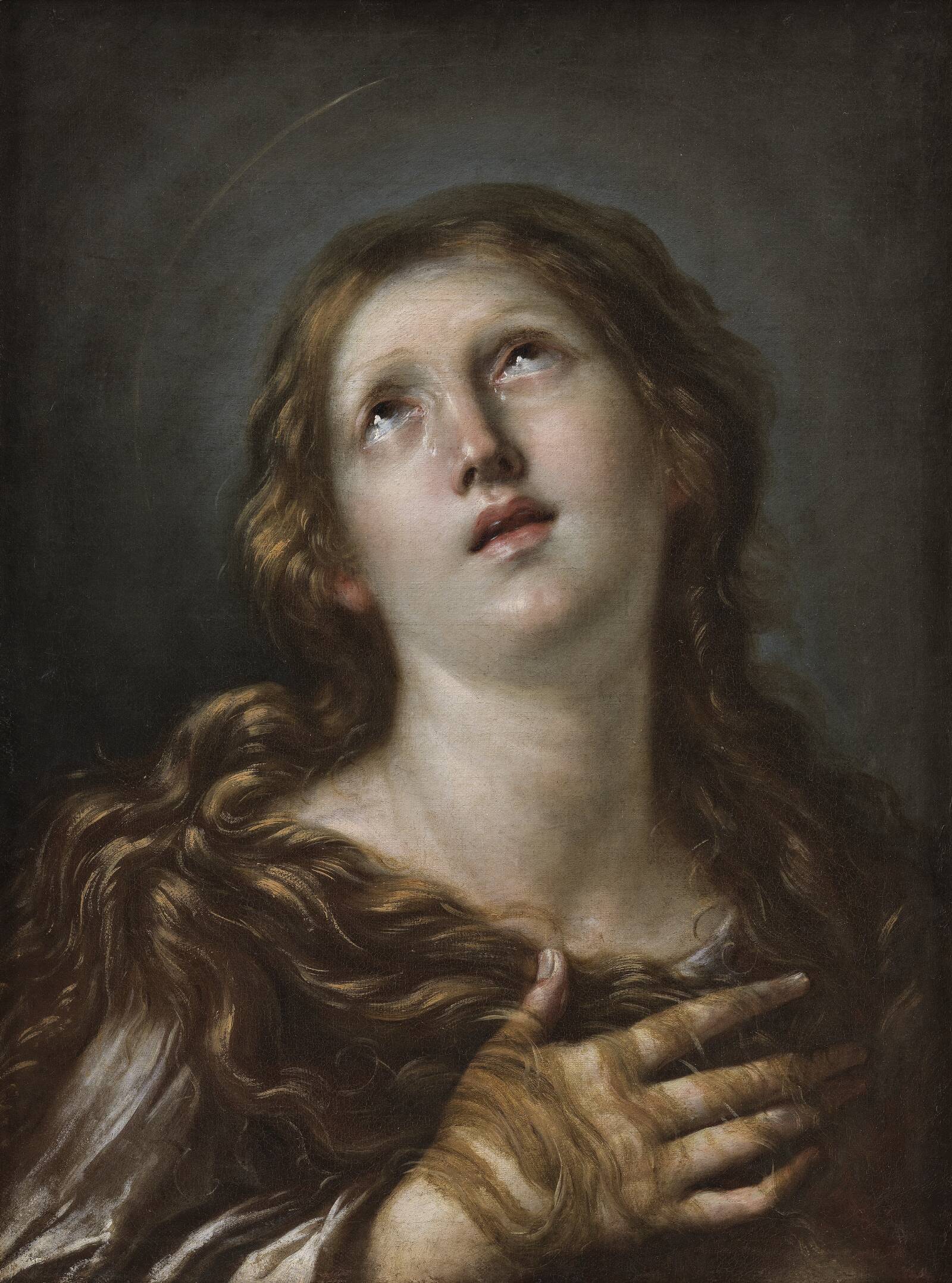 Den angrende Maria Magdalene, Girolamo Troppa, 1665-1668