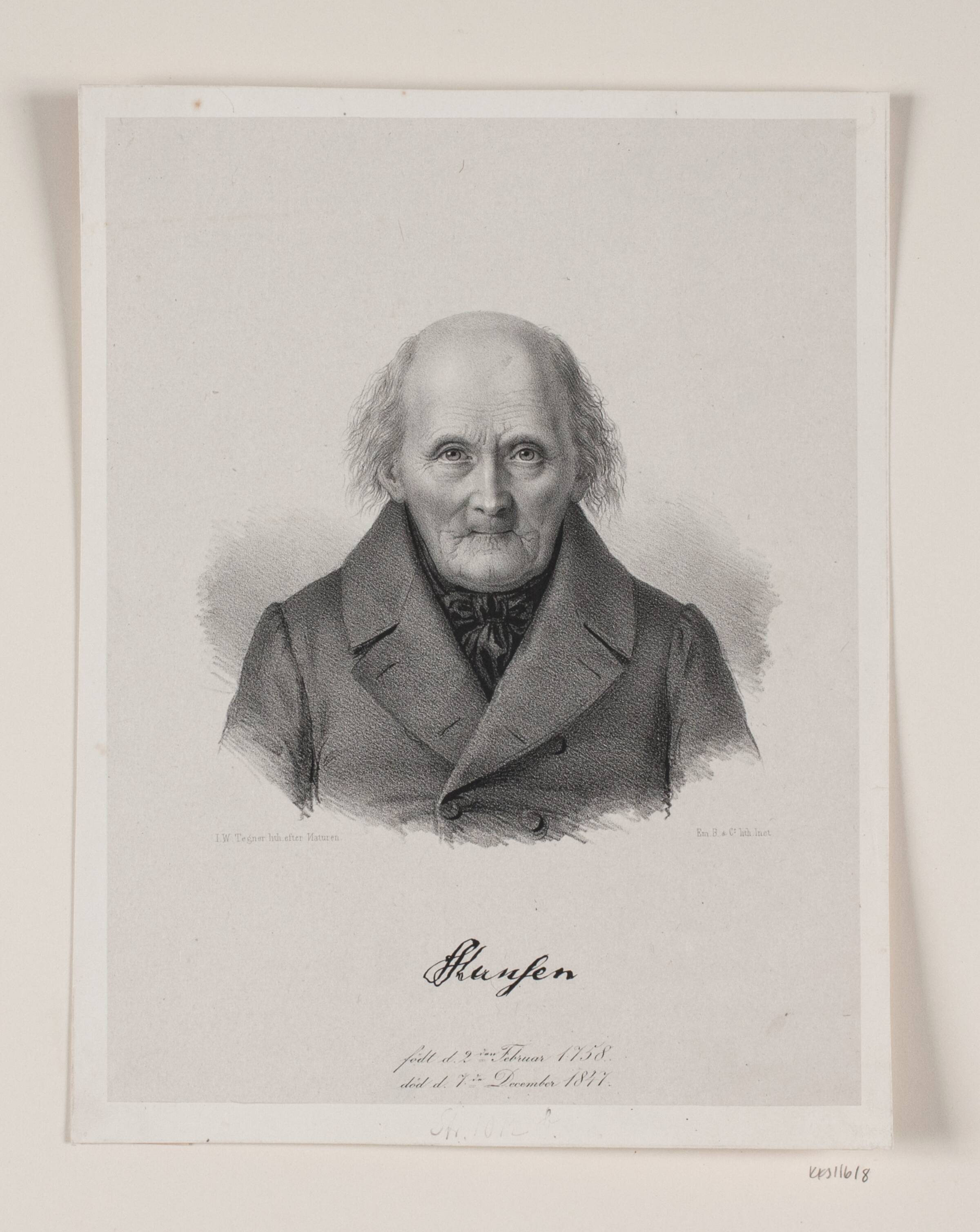 Svend Hansen, Isac Wilhelm Tegner, 1847-1850