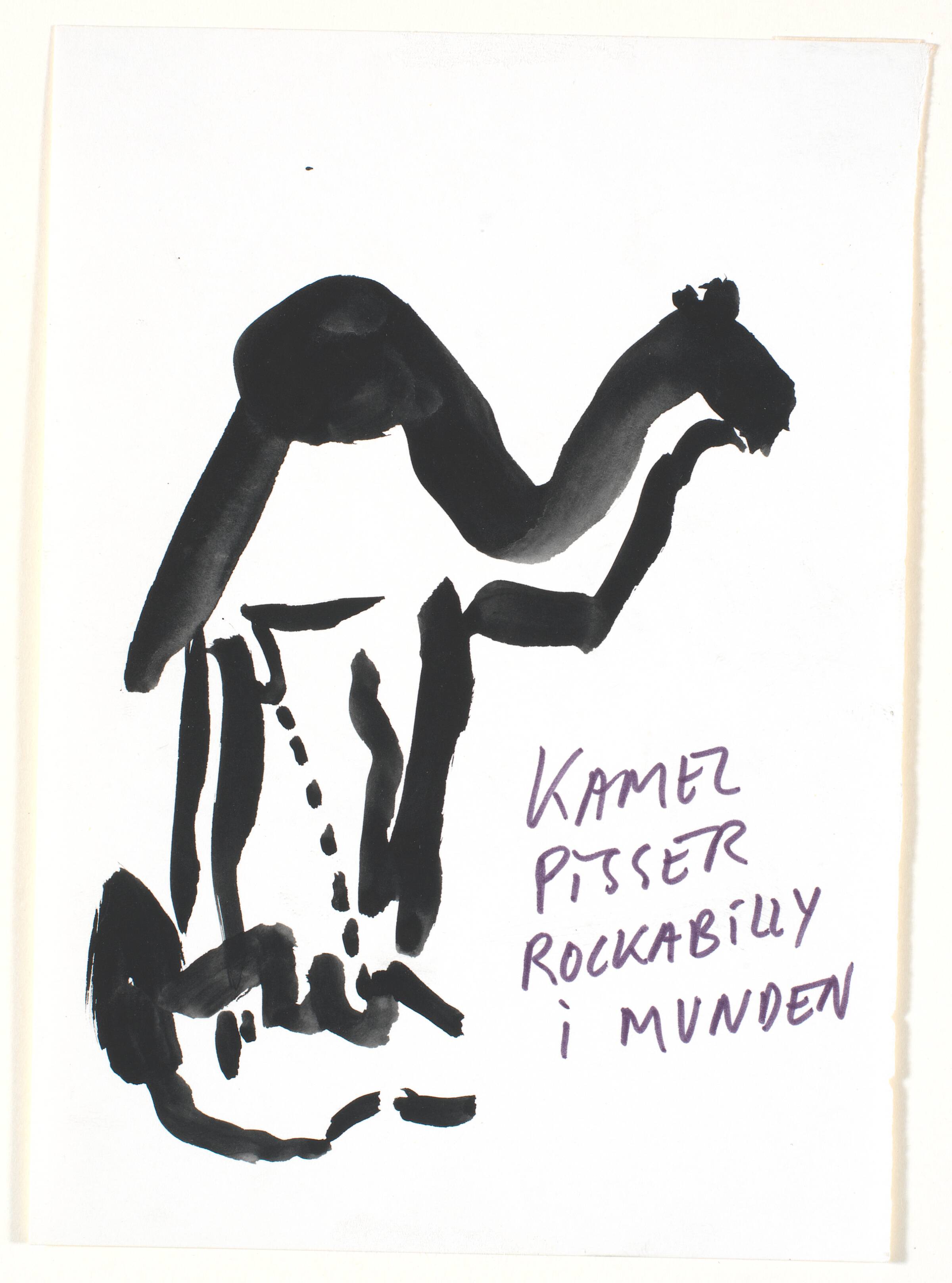 Kamel pisser Rockabilly i munden, Claus Carstensen, 1982
