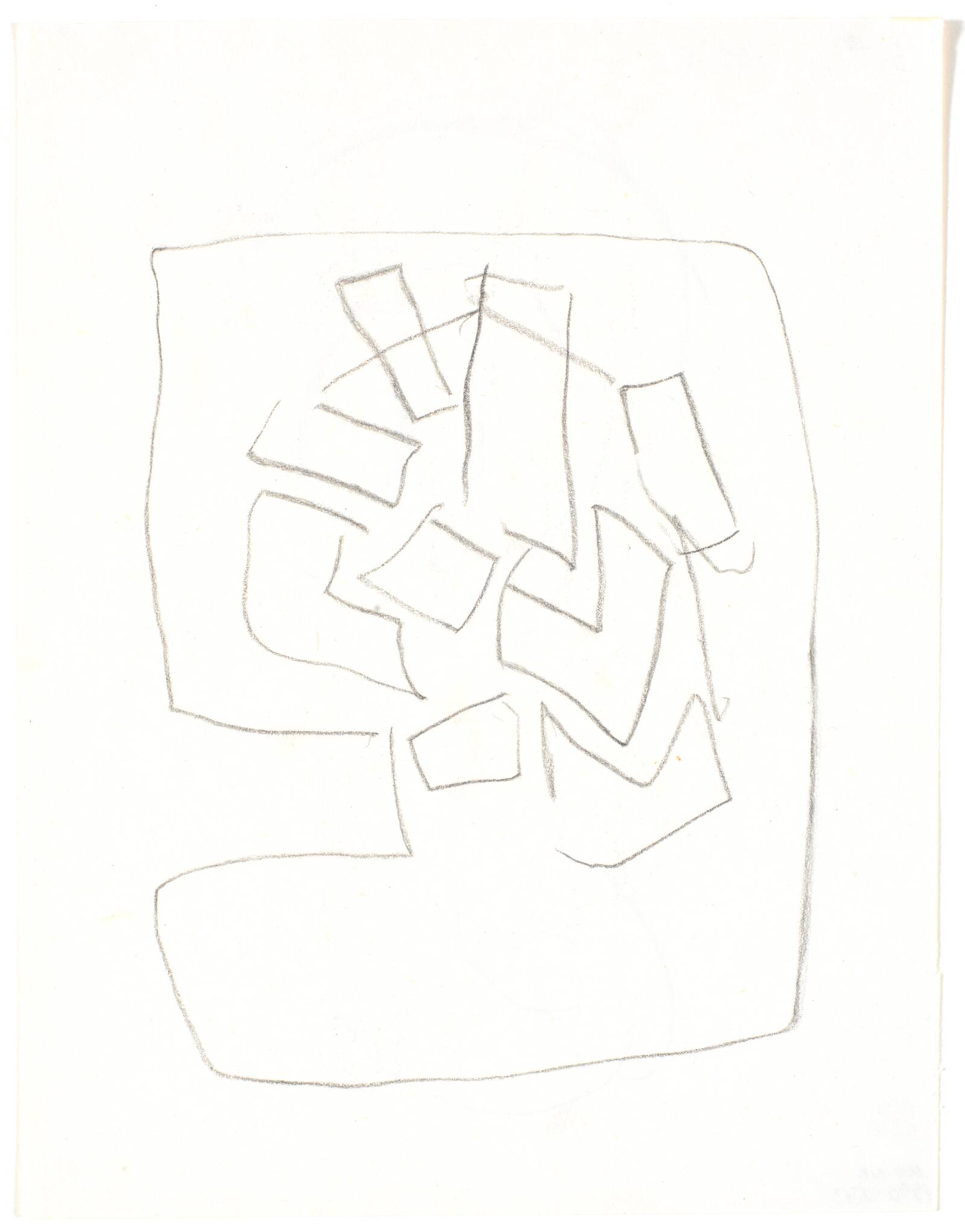 Landskabstegning, Lone Høyer Hansen, 1988-1989