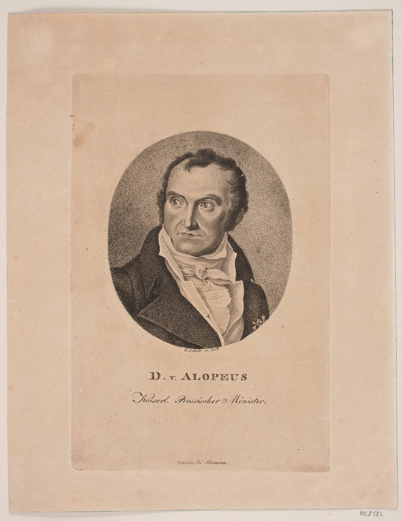 David Alopeus, Georg Christian Schule, 1816
